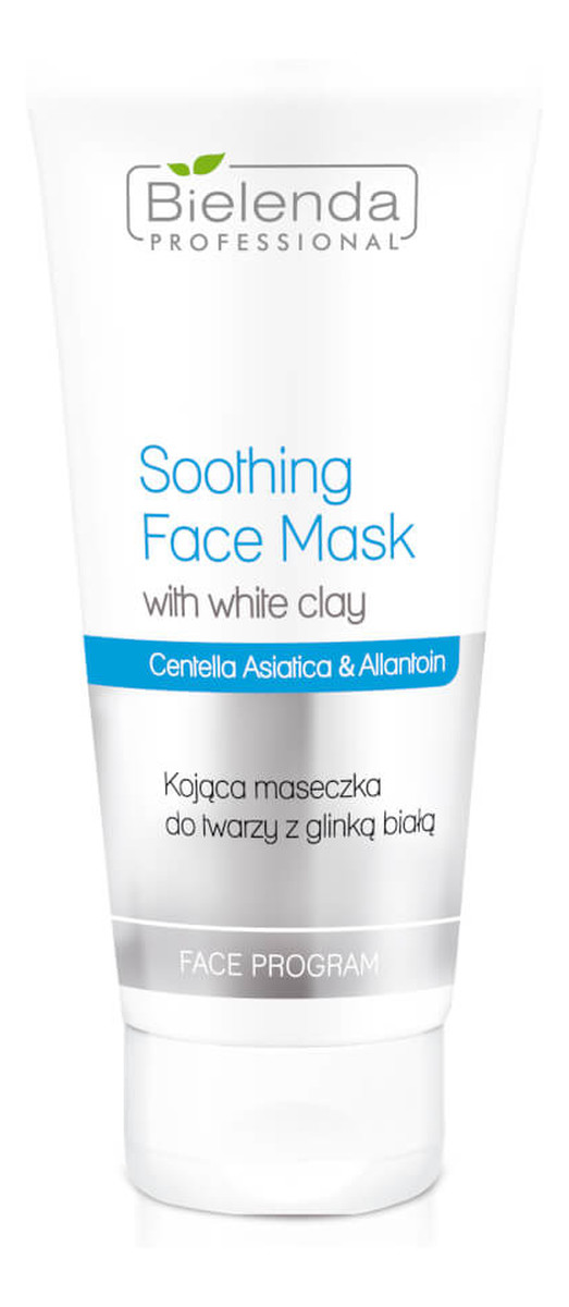 Soothing face mask kojąca maseczka do twarzy z glinka białą