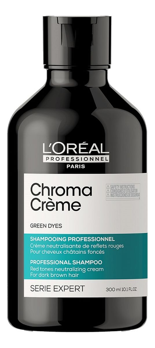 Serie Expert Chroma Creme Matte Shampoo kremowy szampon do neutralizacji czerwonych tonów na ciemnych brązach