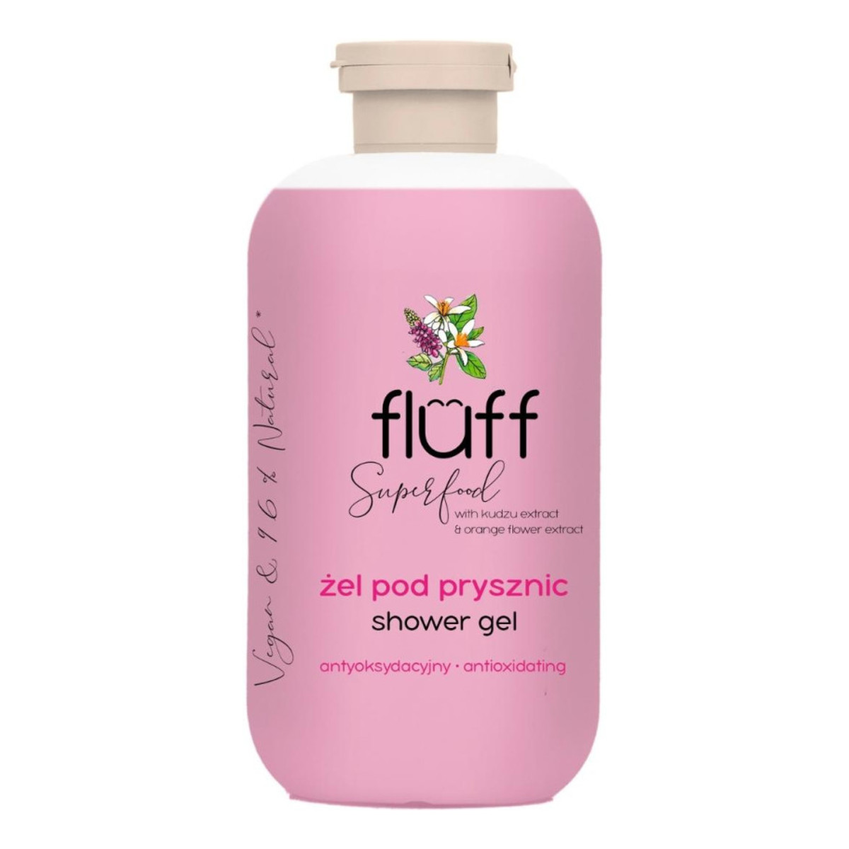 Fluff Żel pod prysznic kudzu i kwiat pomarańczy 500ml