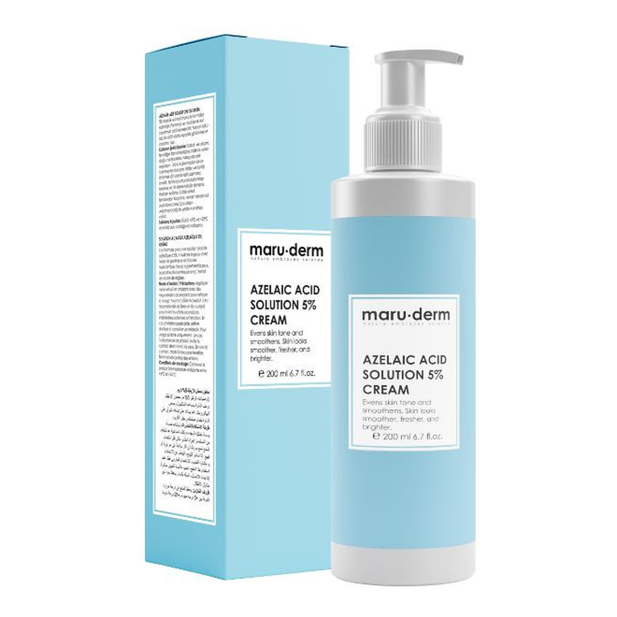 Maru-Derm Krem ​​do twarzy z kwasem azelainowym 5% roztworem 200ml