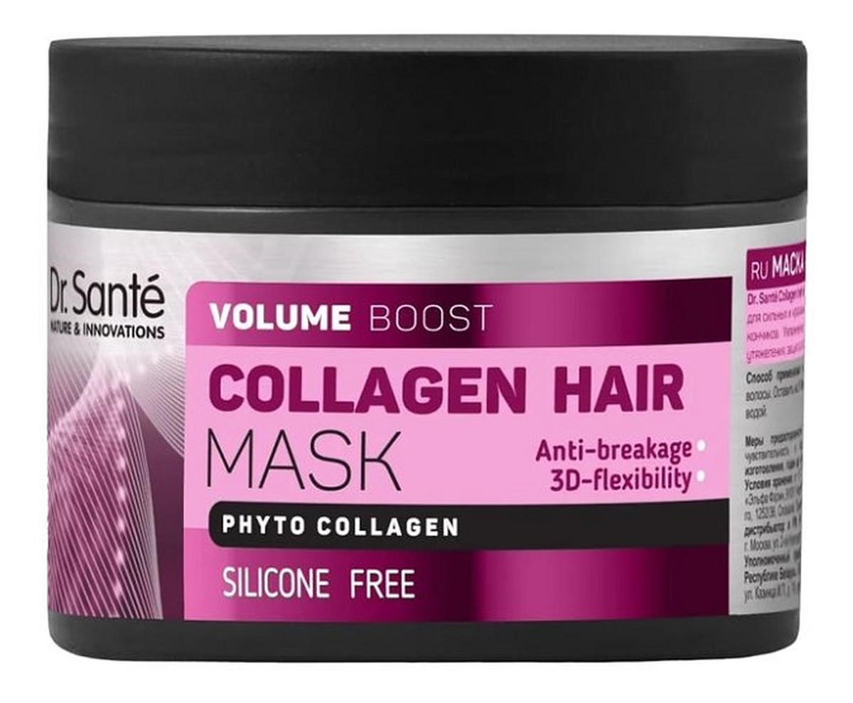Collagen hair mask maska zwiększająca objętość włosów z kolagenem