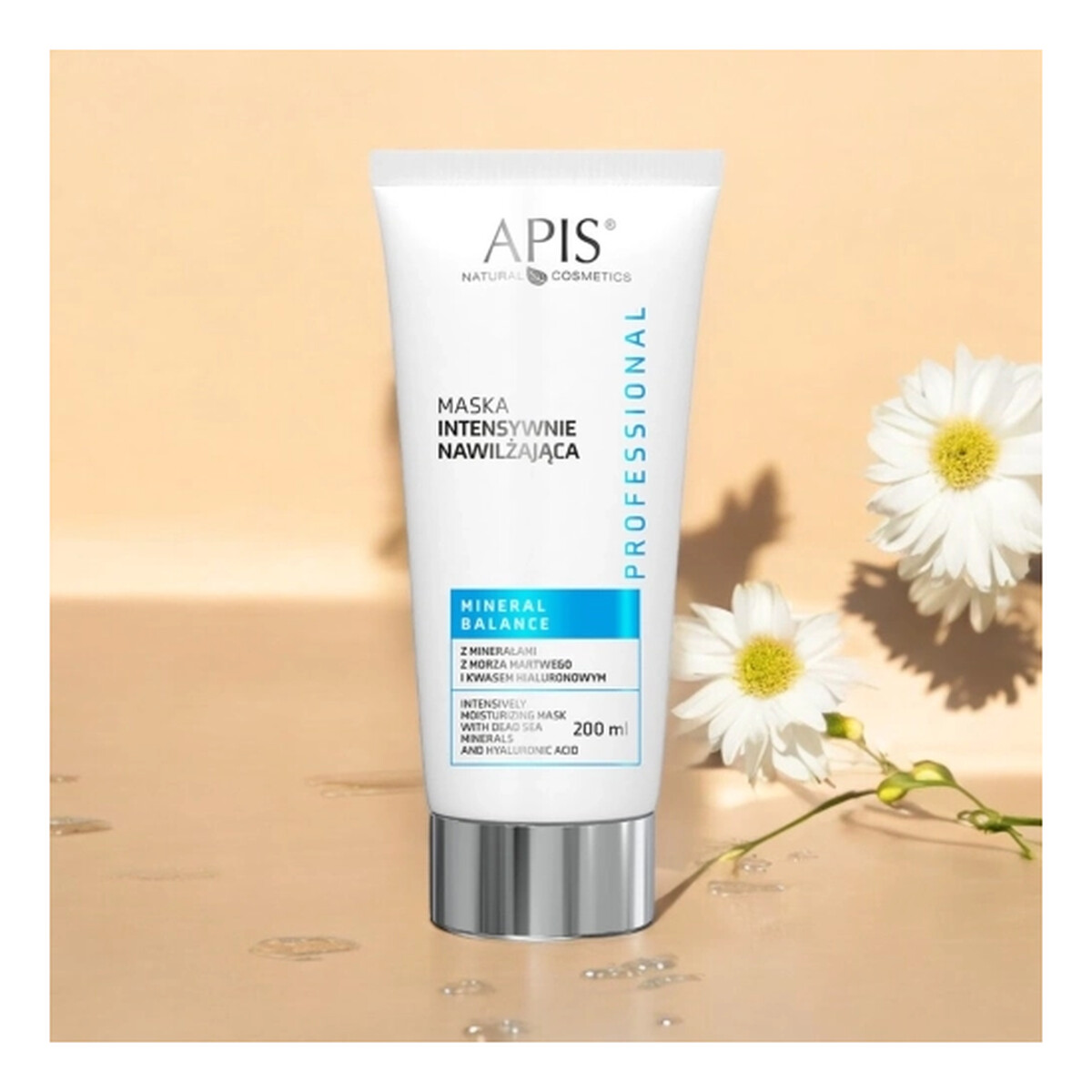 Apis Hydro Balance Maska intensywnie nawilżająca z minerałami z Morza Martwego i kwasem hialuronowym 200ml