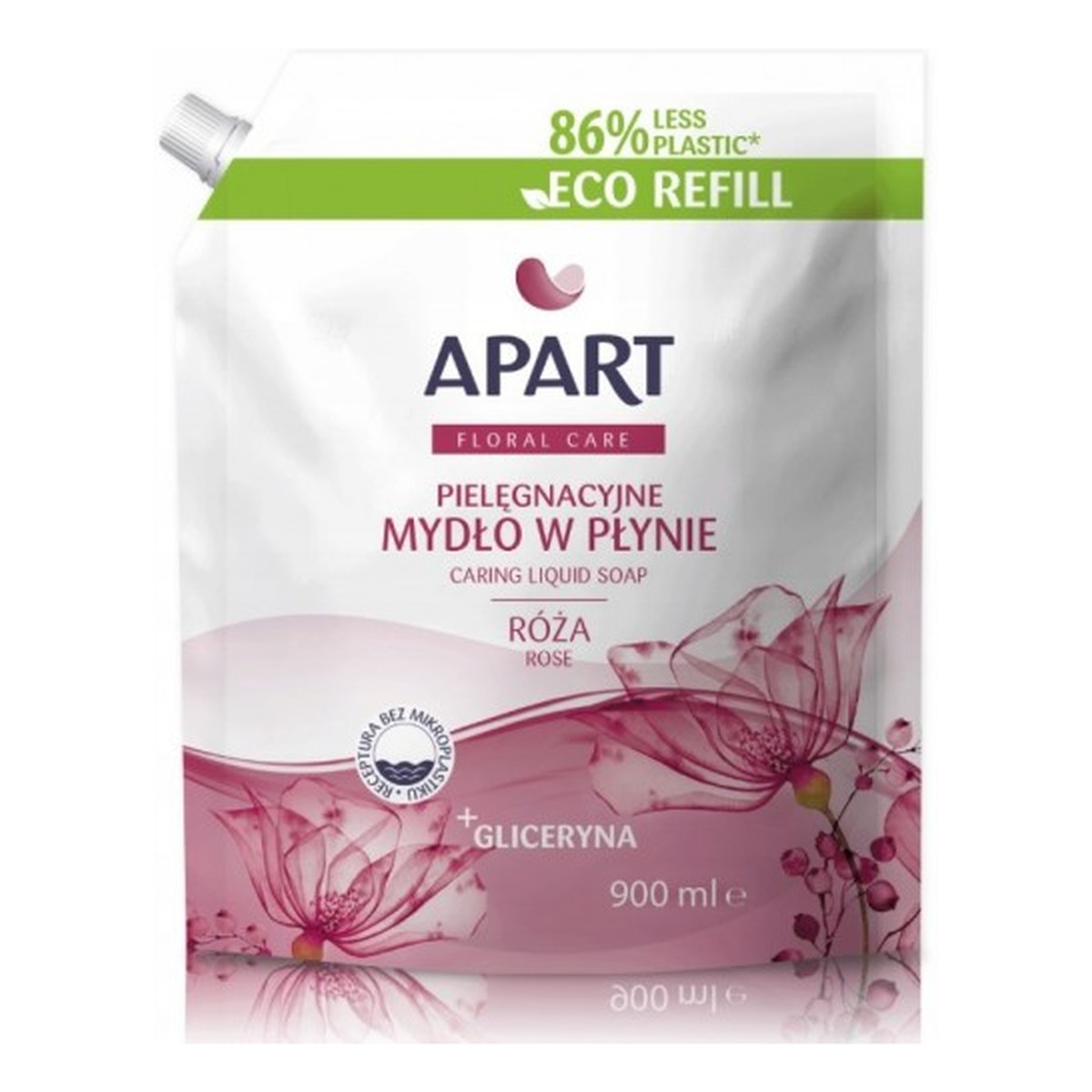 Apart Natural Natural Kremowe Mydło W Płynie Rose Zapas 900ml