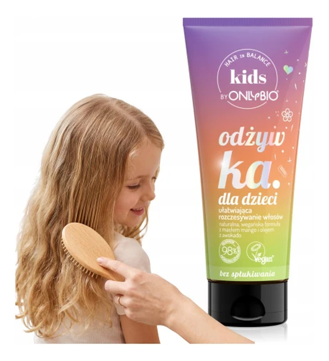 Kids Odżywka bez Spłukiwania Ułatwiająca Rozczesywanie Włosów