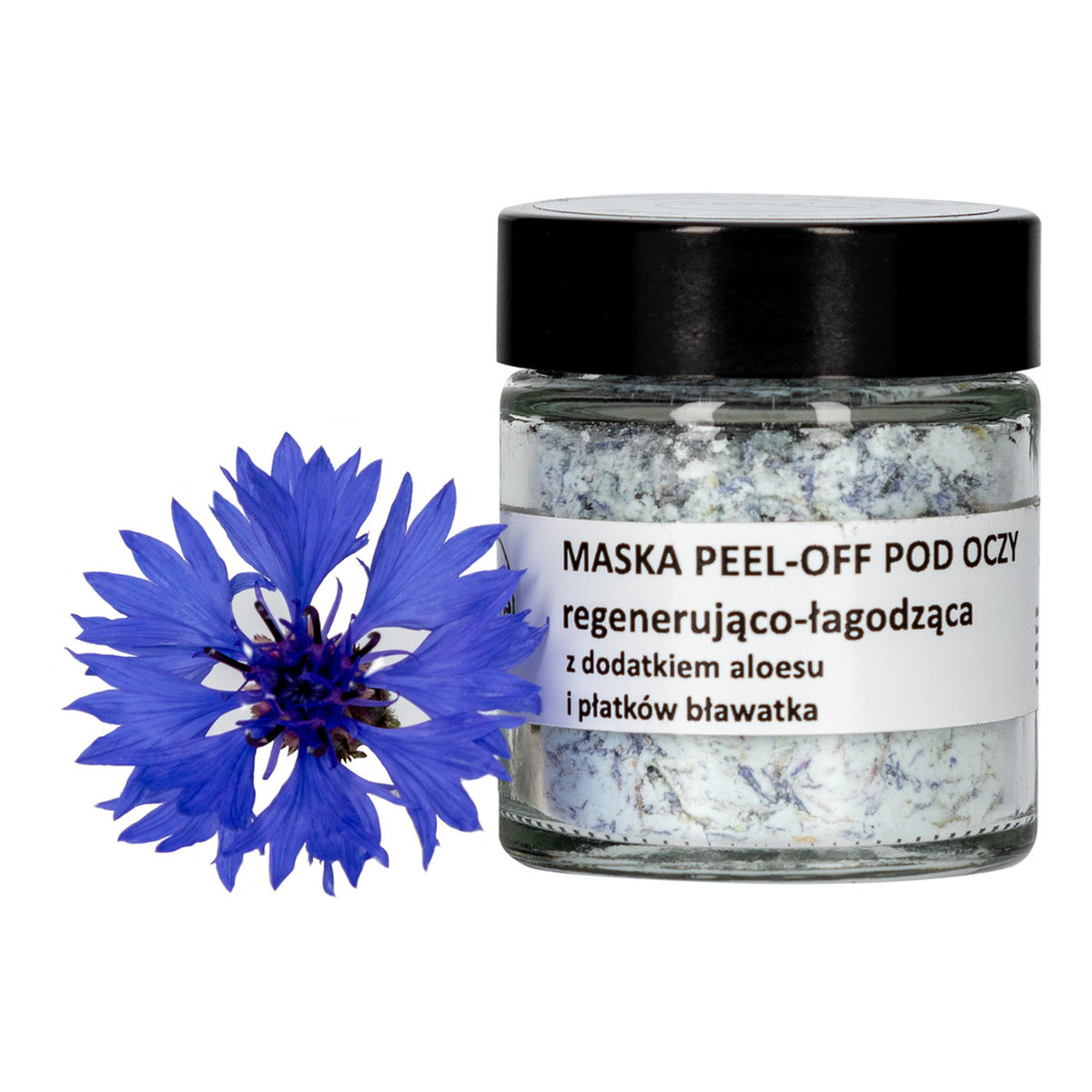 La-Le Maska peel-off pod oczy z aloesem i płatkami bławatka 30ml