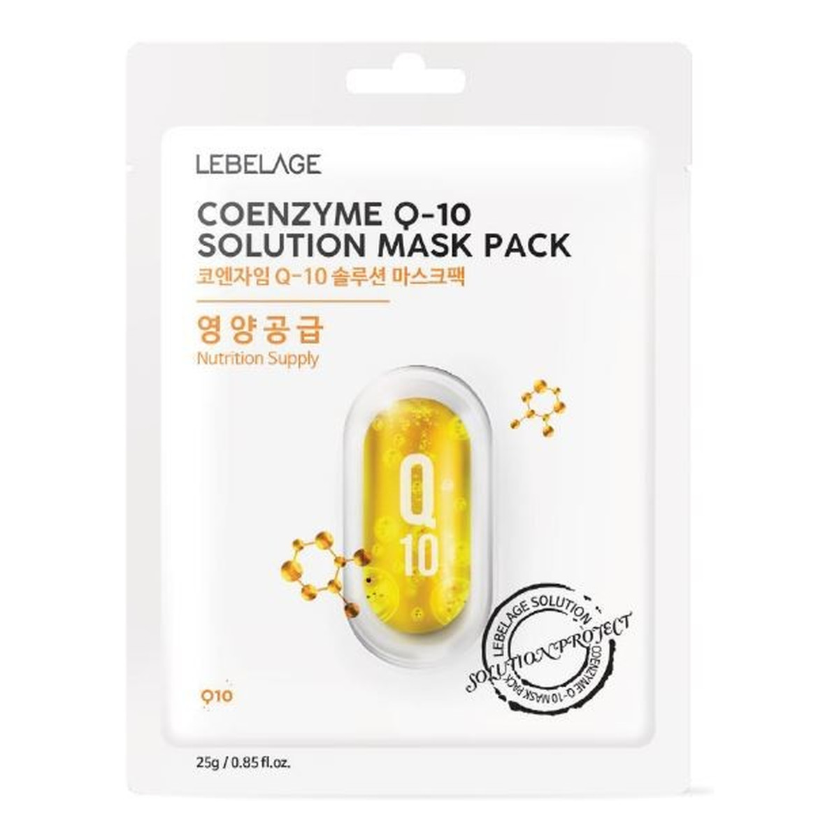 Lebelage Maseczka w płachcie coenzyme q10 25g