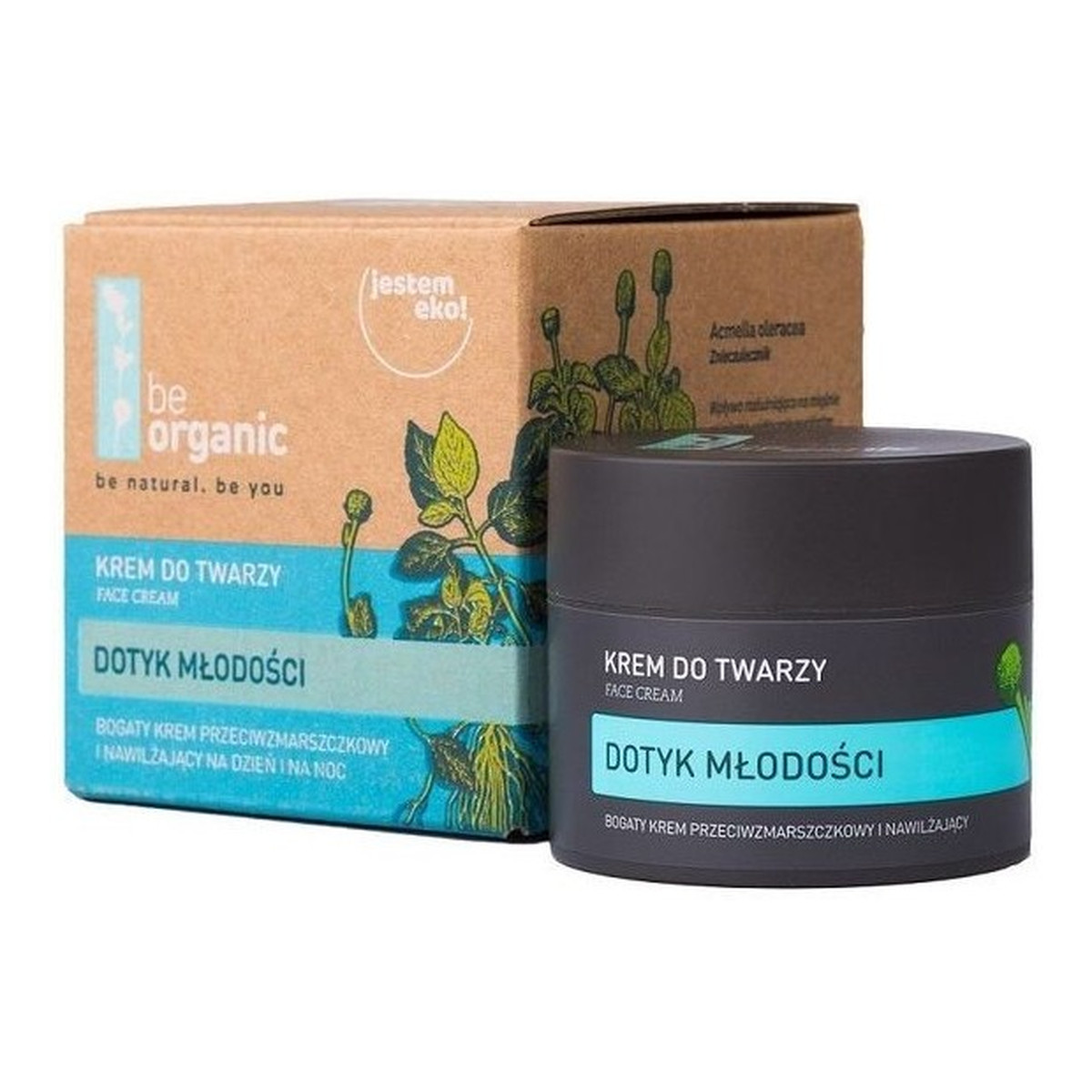 Be Organic Dotyk Młodości Przeciwzmarszczkowy krem do twarzy na dzień i na noc 50ml