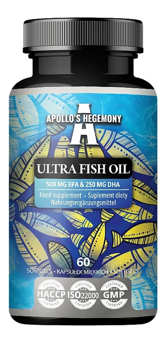 Ultra Fish Oil suplement diety 60 Kapsułek