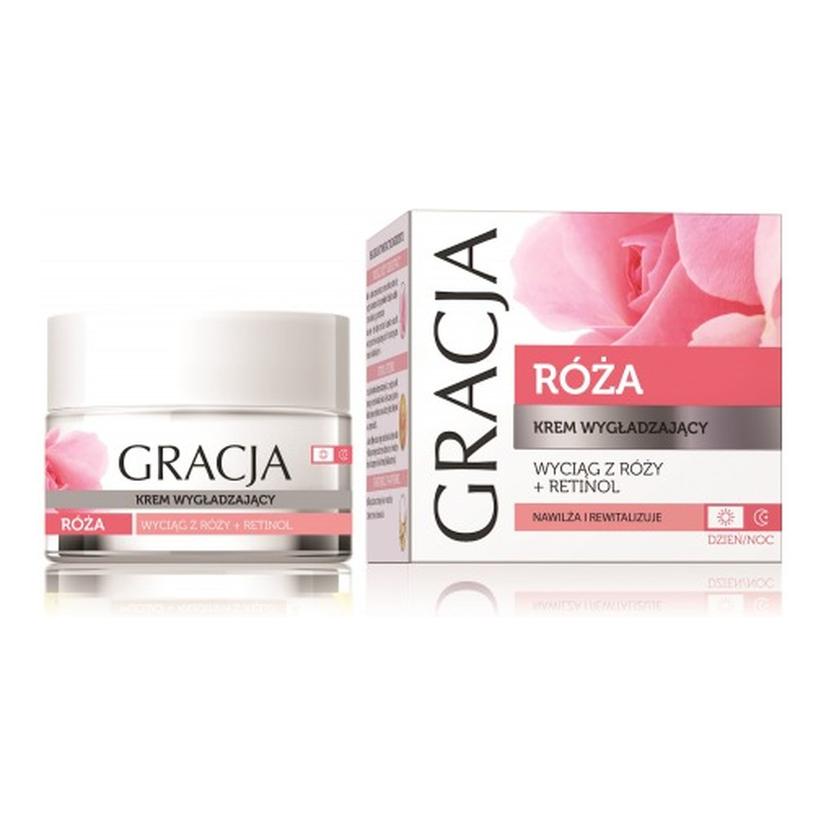 Gracja Krem różany na dzień i na noc wygładzający 50ml