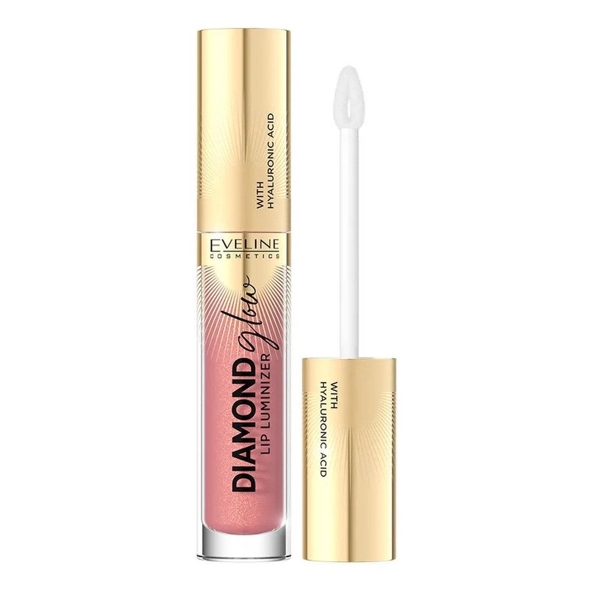 Eveline Diamond glow Lip Luminizer Błyszczyk do ust z kwasem hialuronowym