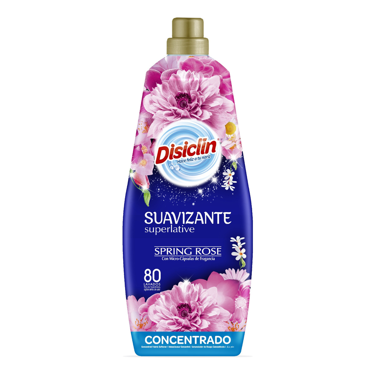 Disiclin Płyn do płukania tkanin 80 płukań Spring Rose 1440ml