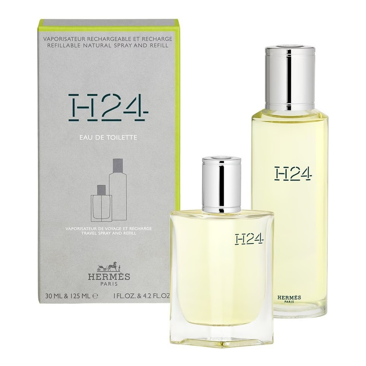 Hermes H24 Zestaw woda toaletowa spray 30ml + woda toaletowa refill 125ml