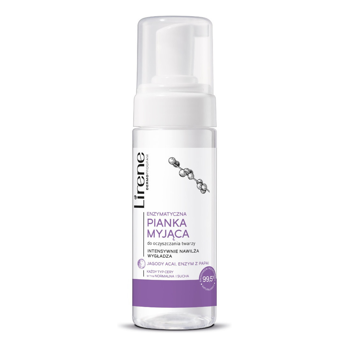 Lirene Enzymatyczna pianka myjąca Jagody Acai 150ml