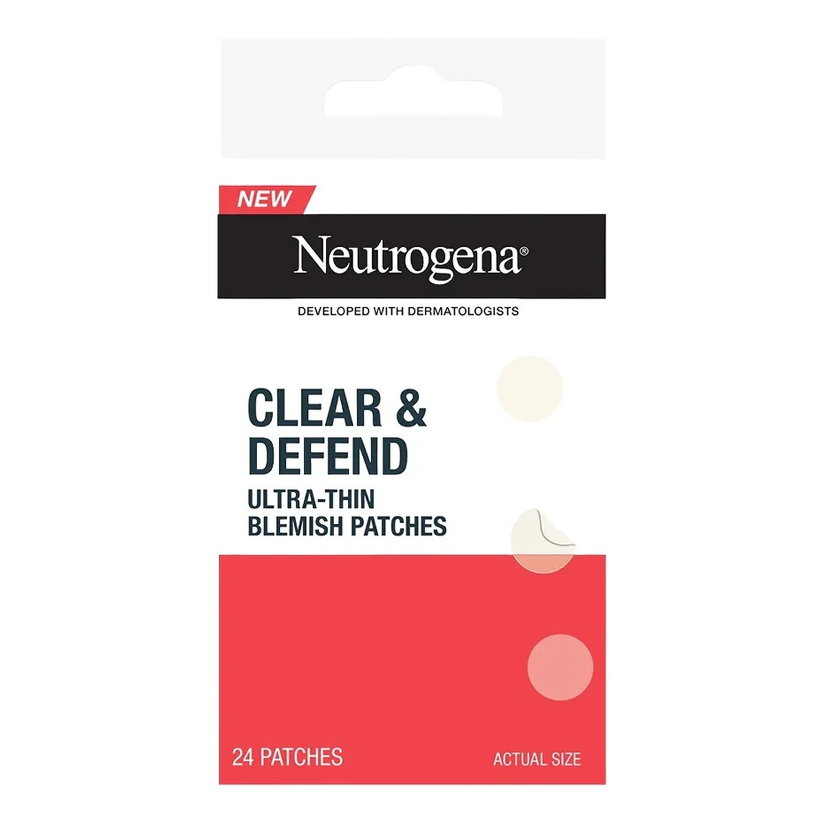 Neutrogena Clear defend+ ultracienkie plasterki na wypryski 24szt