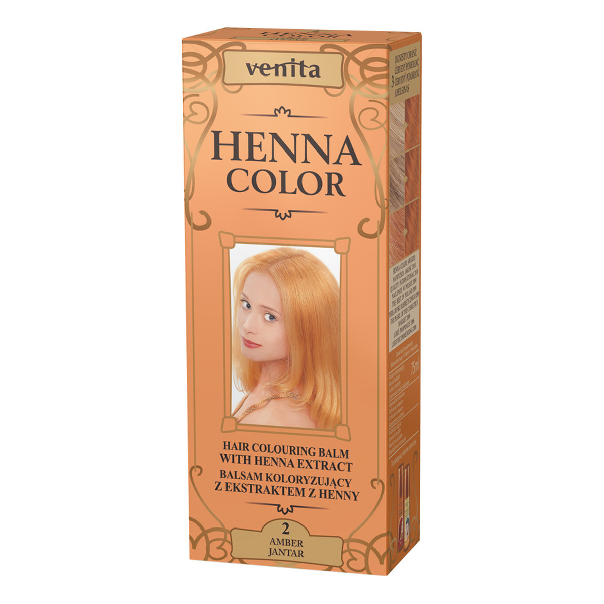 Venita HENNA COLOR Balsam koloryzujący z ekstraktem z henny TUBA 75ml