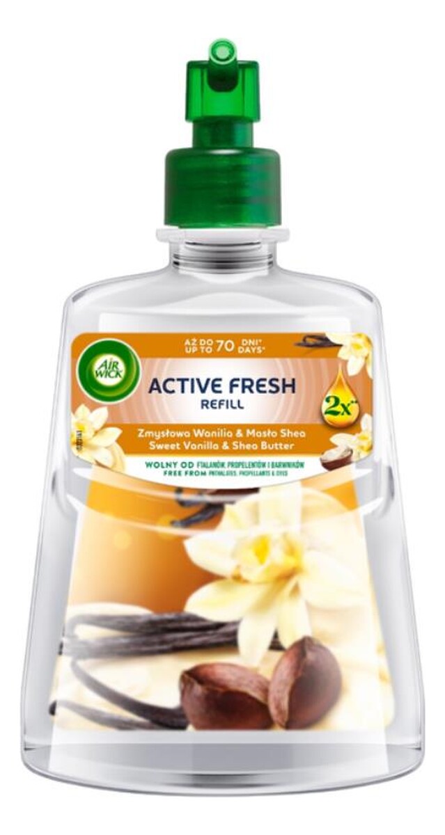 Odświeżacz wkład Zmysłowa Wanilia & Masło Shea