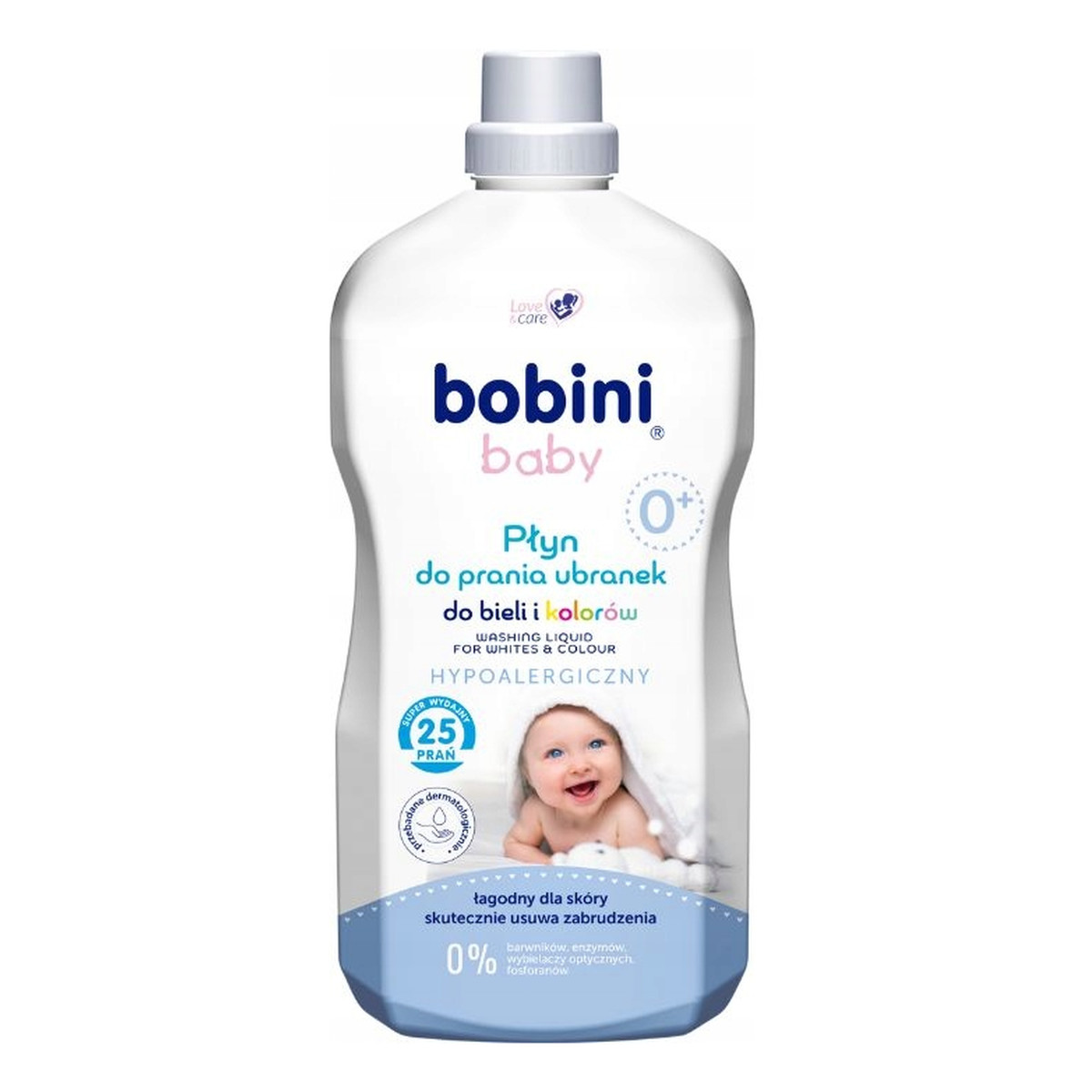 Bobini Baby hipoalergiczny płyn do prania ubranek 1800ml