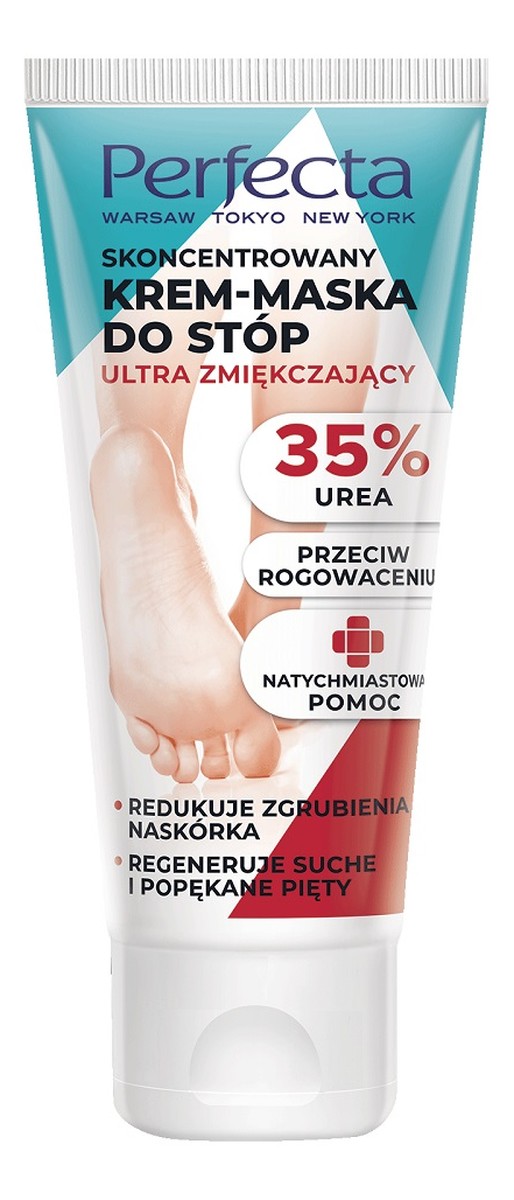 Ultra zmiękczający skoncentrowany krem-maska do stóp z 35% urea