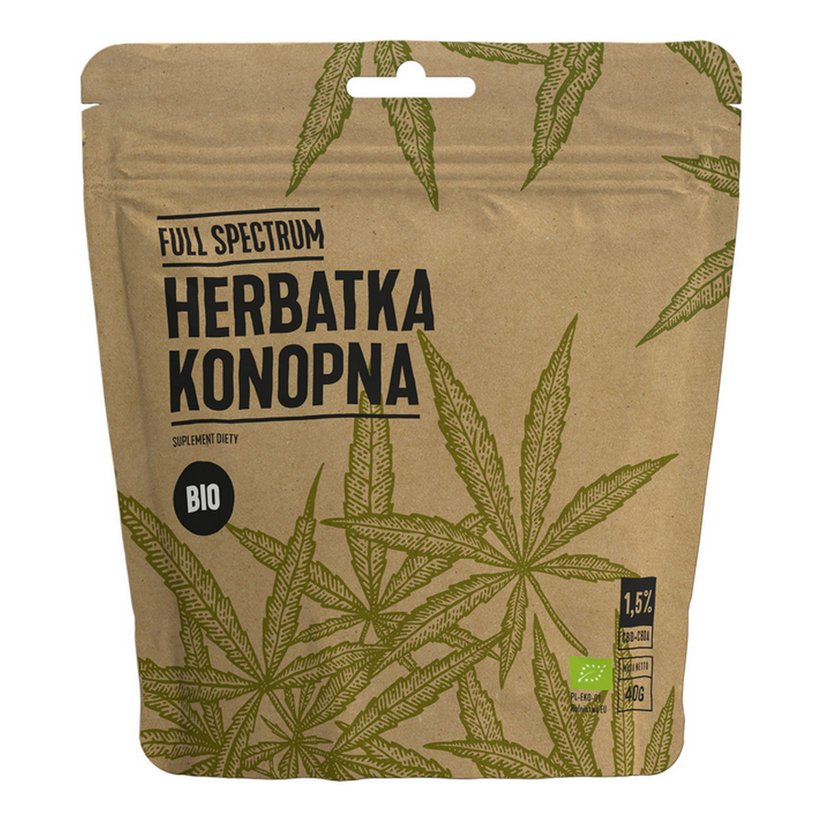 Full Spectrum Herbatka konopna suplement diety 40g