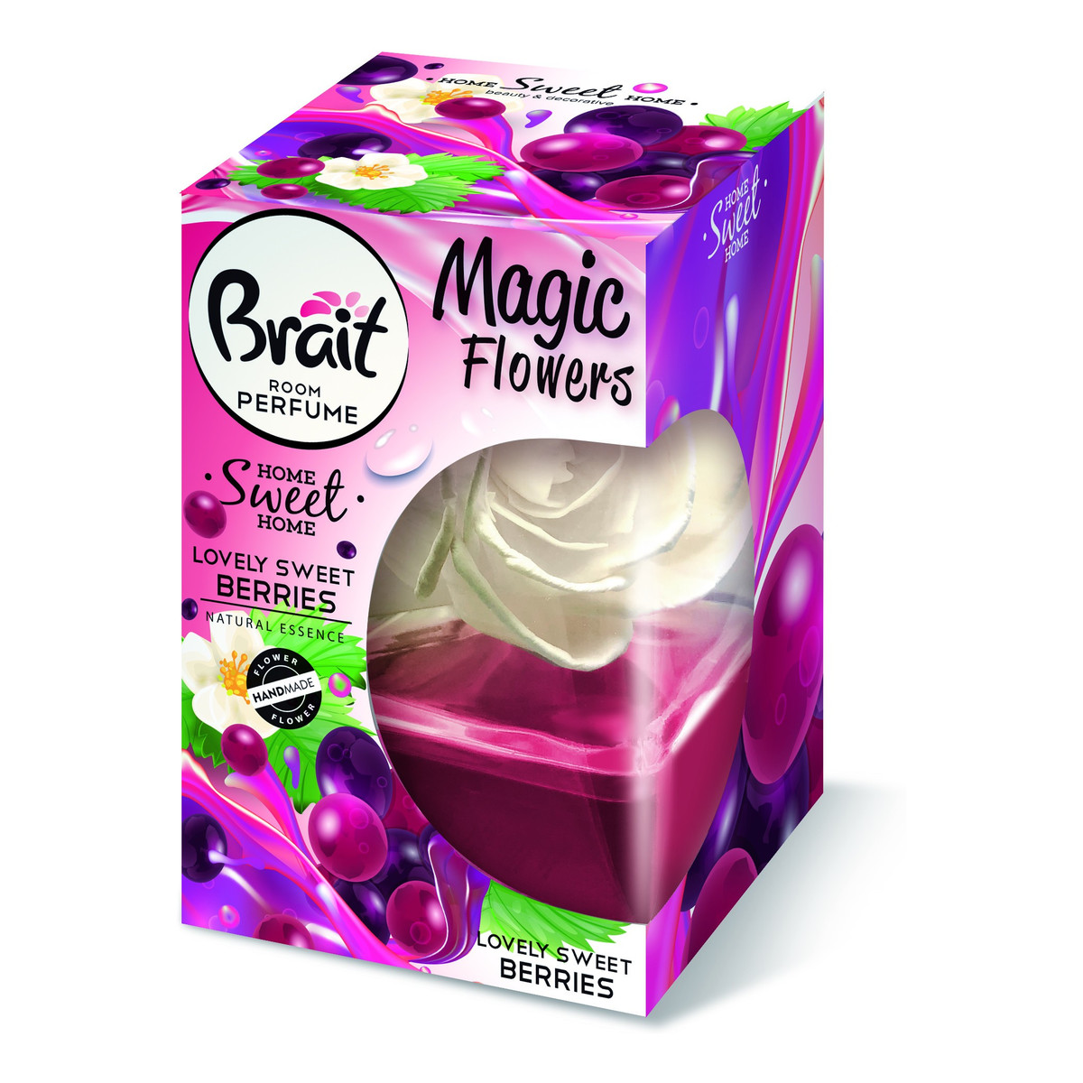 Brait Magic Flower Dekoracyjny Odświeżacz powietrza Lovely Sweet Berries 75ml
