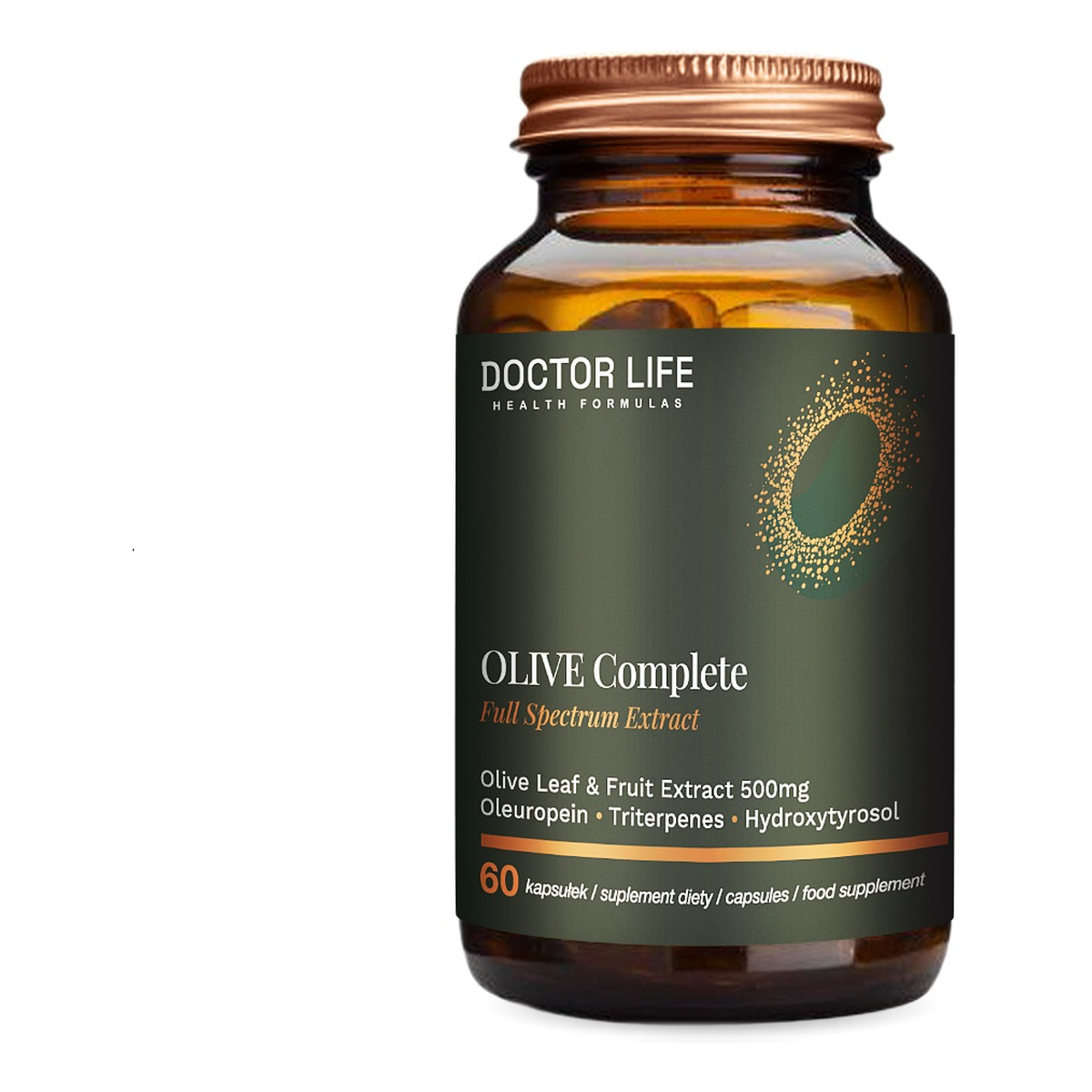 Doctor Life Olive complete ekstrakt z liści i owoców oliwki 60 kapsułek