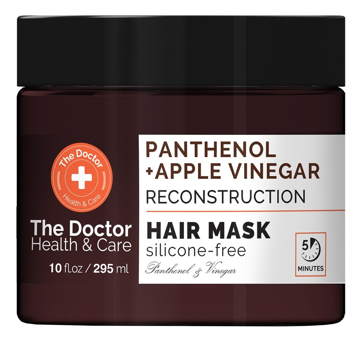 Health & care maska do włosów rekonstruująca ocet jabłkowy + pantenol