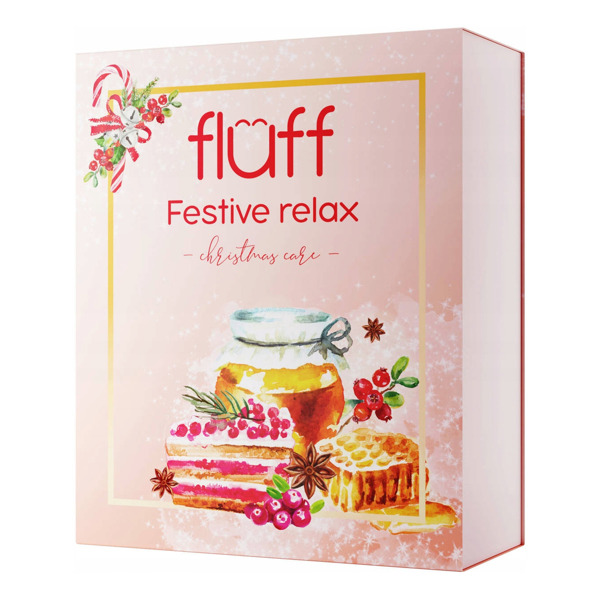 Fluff Christmas Zestaw do pielęgnacji ciała Festive Relax Care