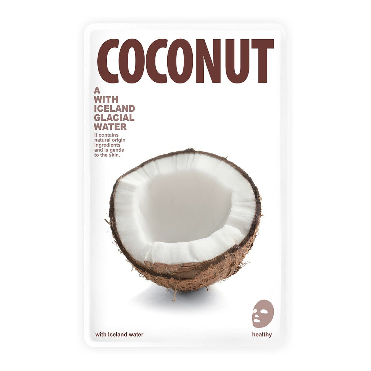 Blue Dot Mask A With Iceland Glacial Water rozświetlająca maseczka w płacie Coconut 20g