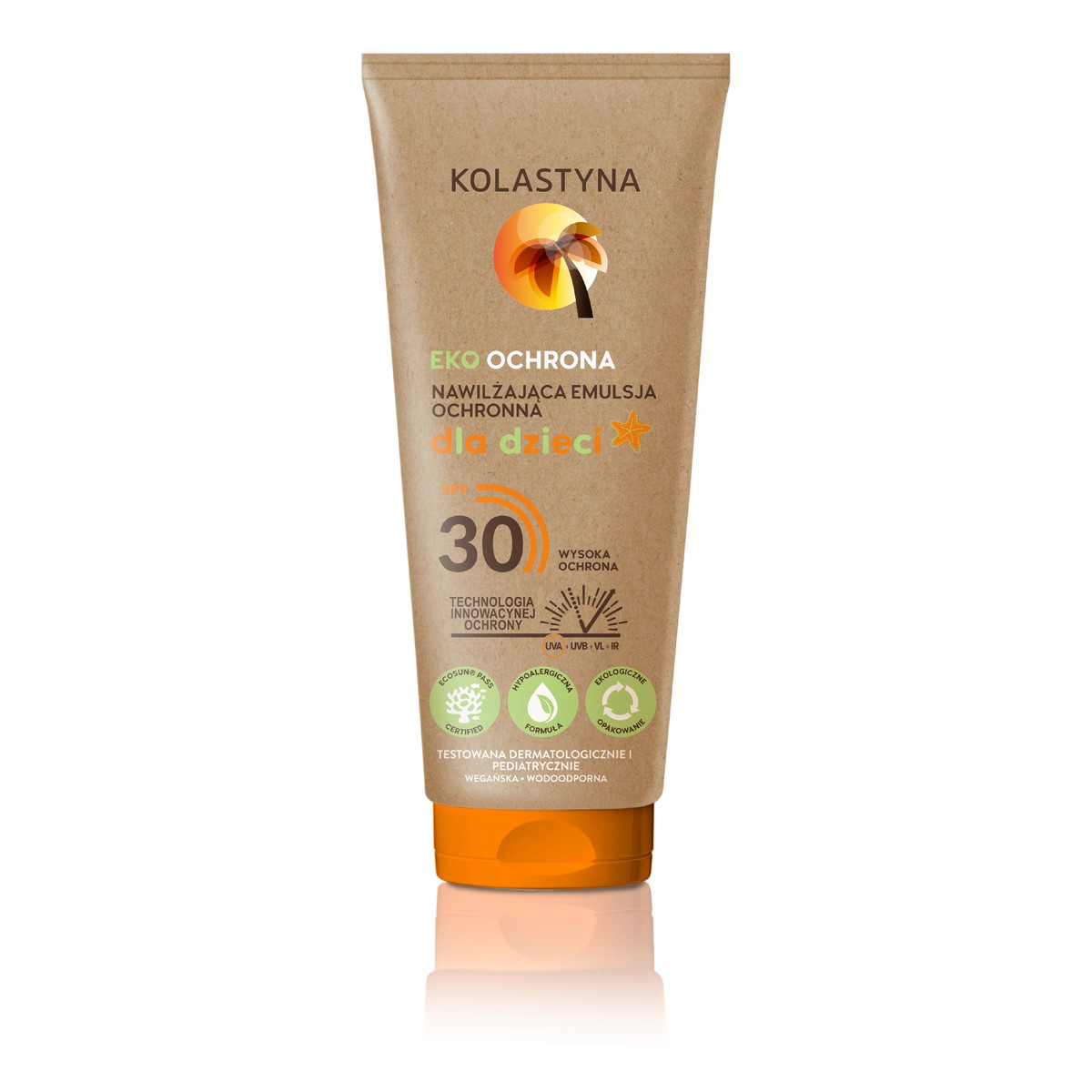 Kolastyna Opalanie Eko Ochrona Nawilżająca Emulsja ochronna dla dzieci SPF30 150ml