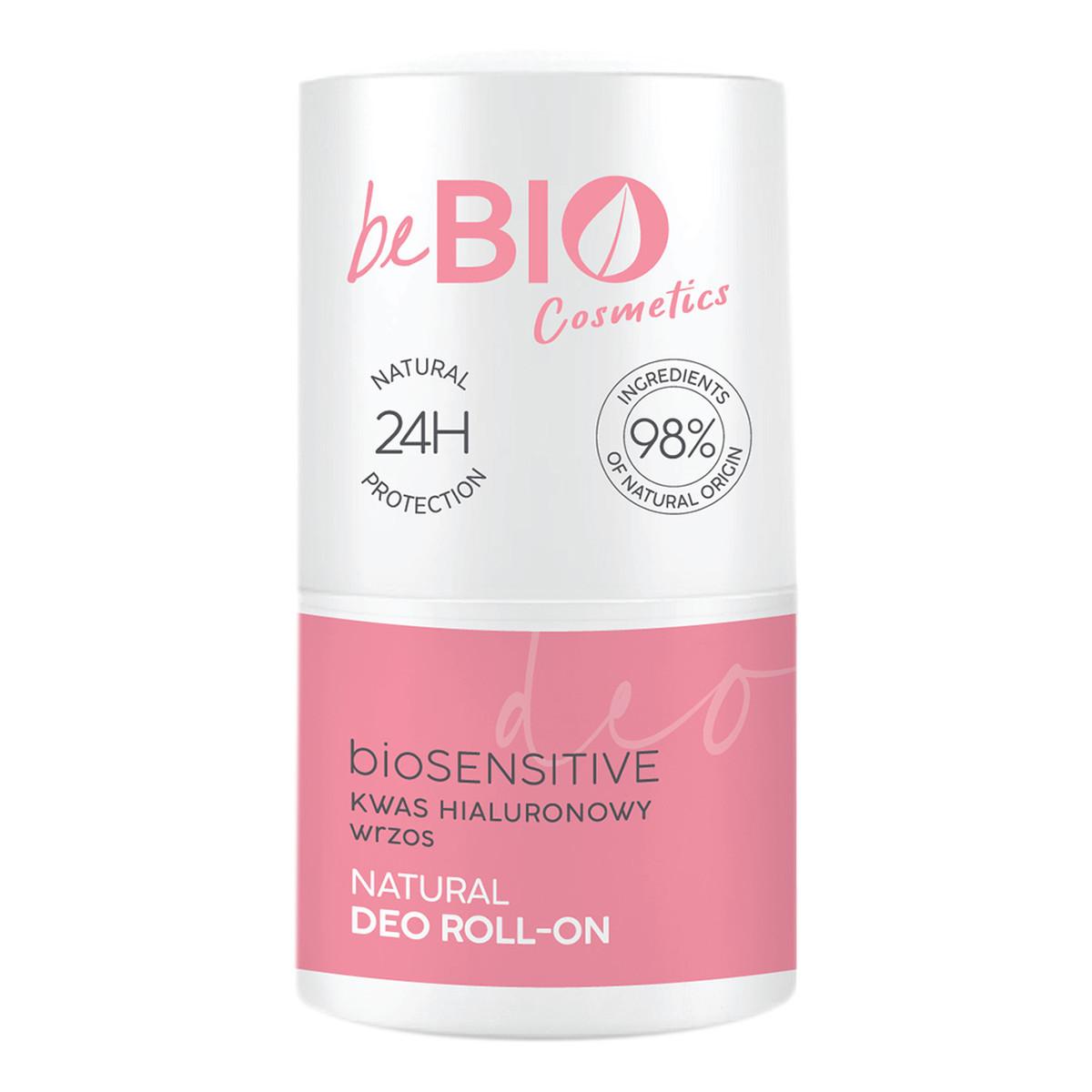 Be Bio Ewa Chodakowska Naturalny dezodorant roll-on na bazie naturalnego ałunu z kwasem hialuronowym i ekstraktem z wrzosu 50ml