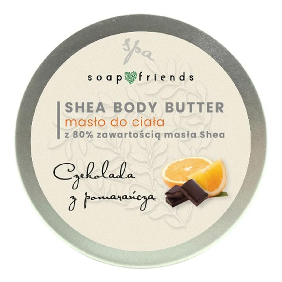 The Secret Soap Store Shea butter 80% masło do ciała czekolada & pomarańcza 50ml