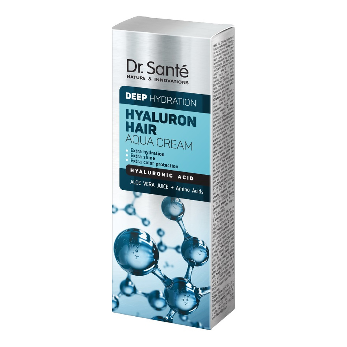 Dr. Sante Hyaluron Hair Aqua Cream nawilżający Krem do włosów z kwasem hialuronowym 100ml