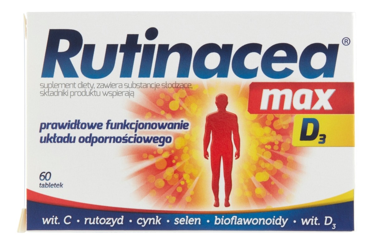 Max d3 suplement diety z witaminą d3 wspierający układ odpornościowy 60 tabletek