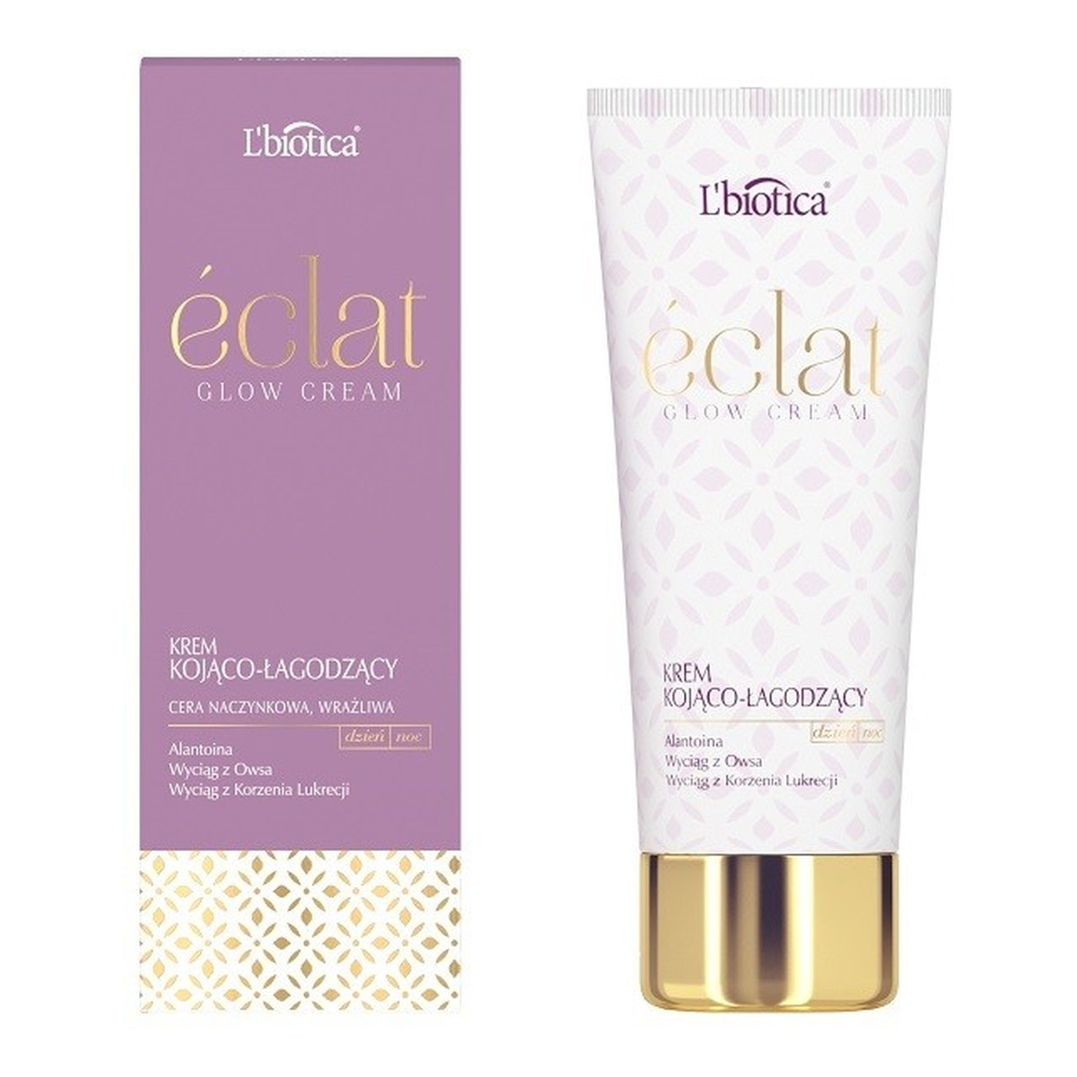 L'biotica / Biovax Eclat Glow Cream Krem kojąco - łagodzący na dzień i noc 50ml