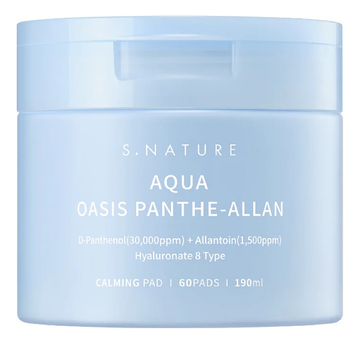 Aqua oasis panthe-allan calming pad łagodzące płatki do twarzy 60szt