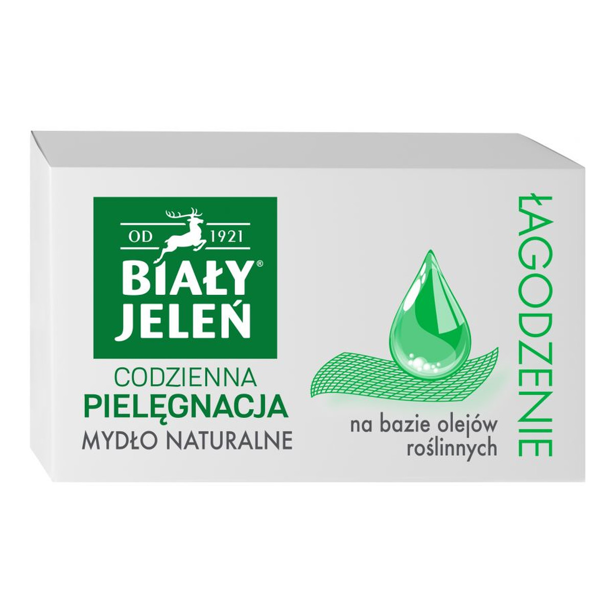 Biały Jeleń Hipoalergiczny Łagodzenie Hipoalergiczne Mydło Naturalne 85g