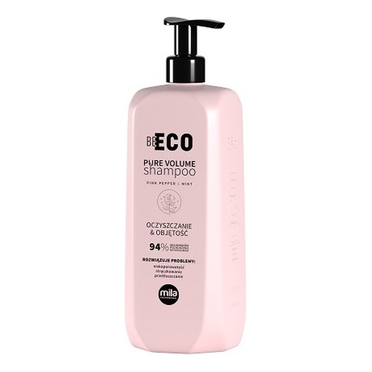 Mila Professional Be eco pure volume shampoo szampon do włosów oczyszczanie & objętość 250ml