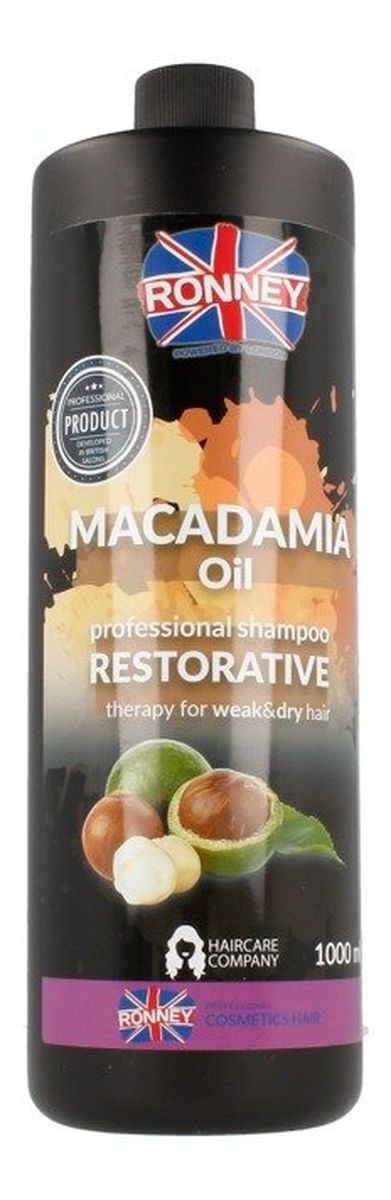 wzmacniający szampon z olejem macadamia
