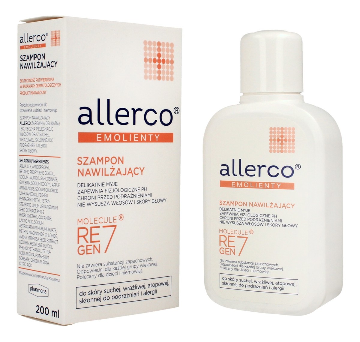 Szampon nawilżający dla skóry suchej,wrażliwej i atopowej