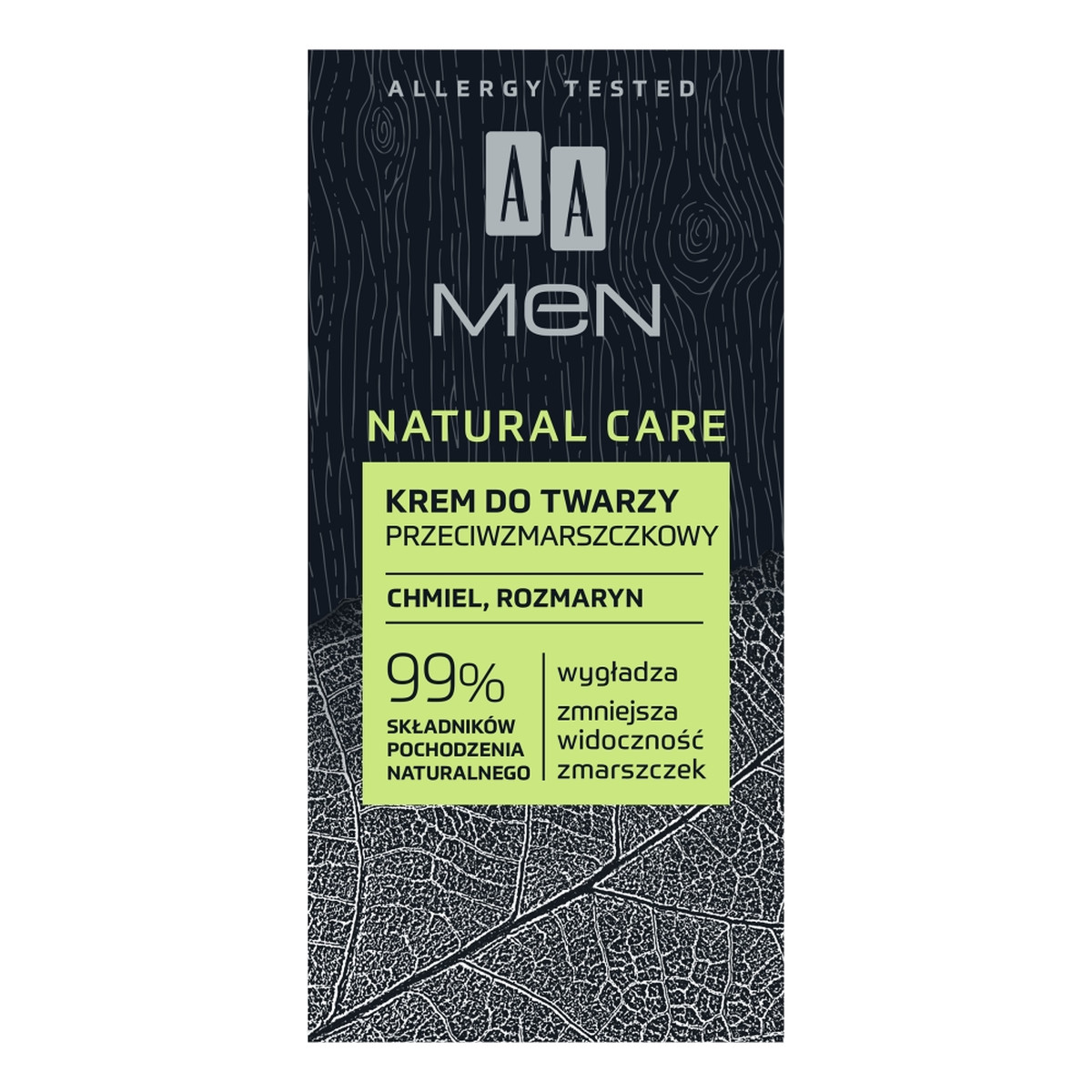 AA Men Natural Care Krem przeciwzmarszczkowy 50ml