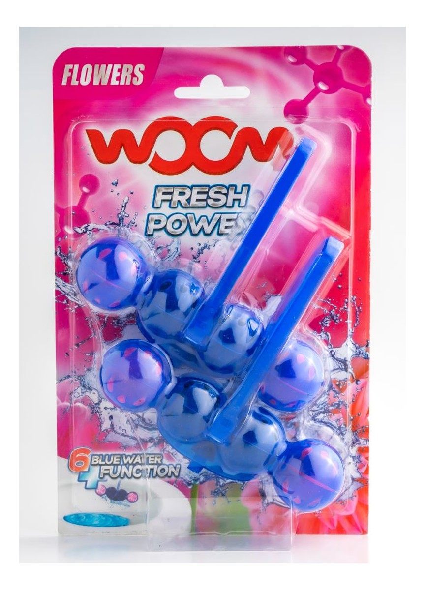 Zawieszki KULKI do toalety FLOWERS 2X55g