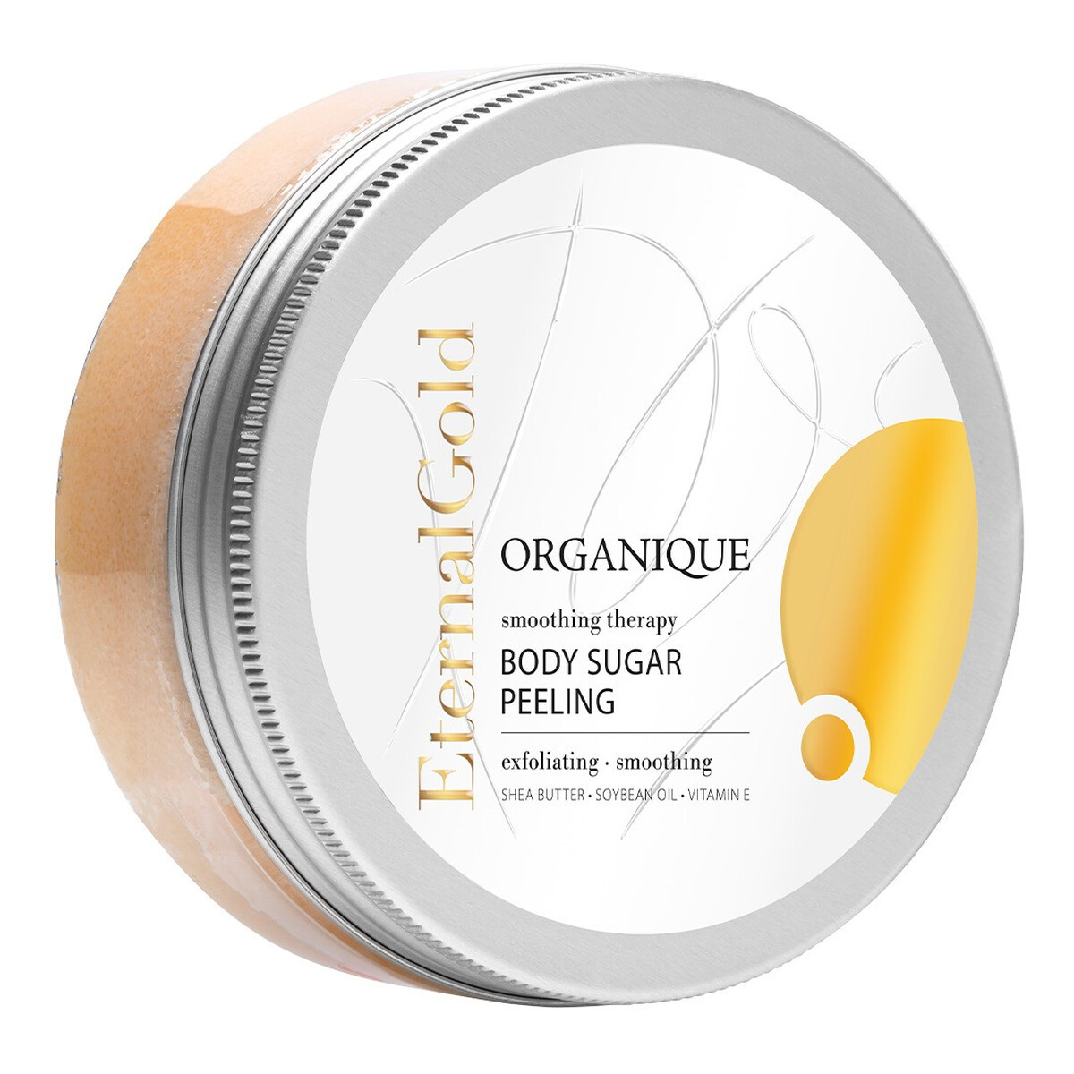 Organique Eternal Gold Wygładzający peeling cukrowy do ciała 200ml