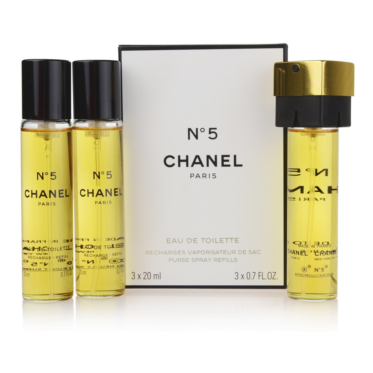 Chanel No.5 Woda toaletowa dla kobiet pakiet podróżny 20ml