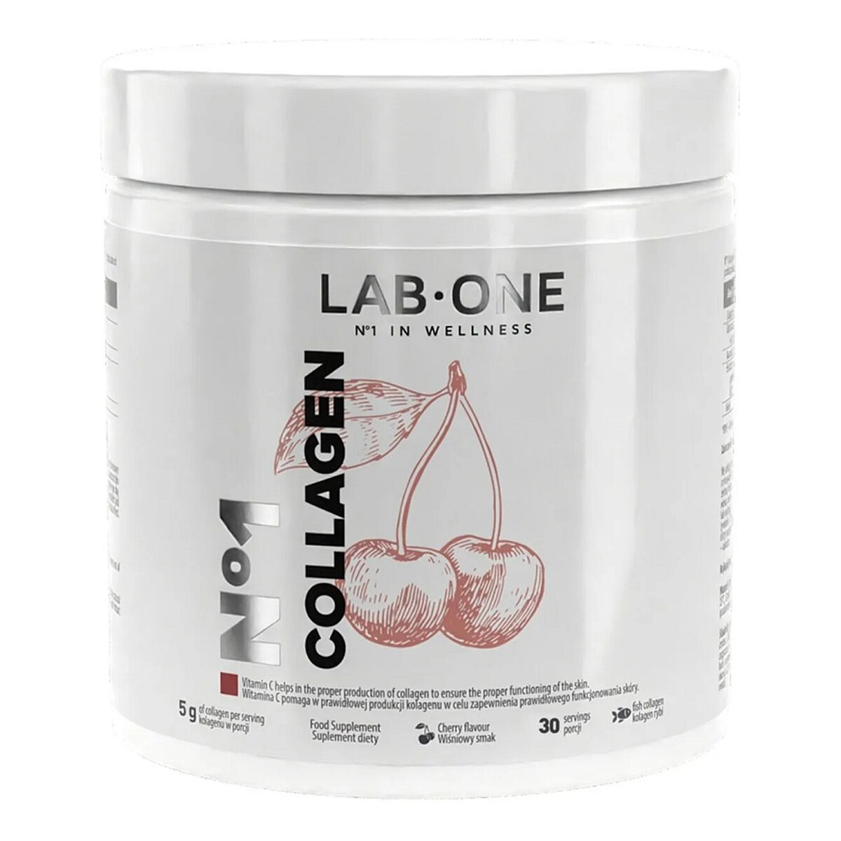 Lab One N°1 collagen suplement diety o smaku wiśni 198g