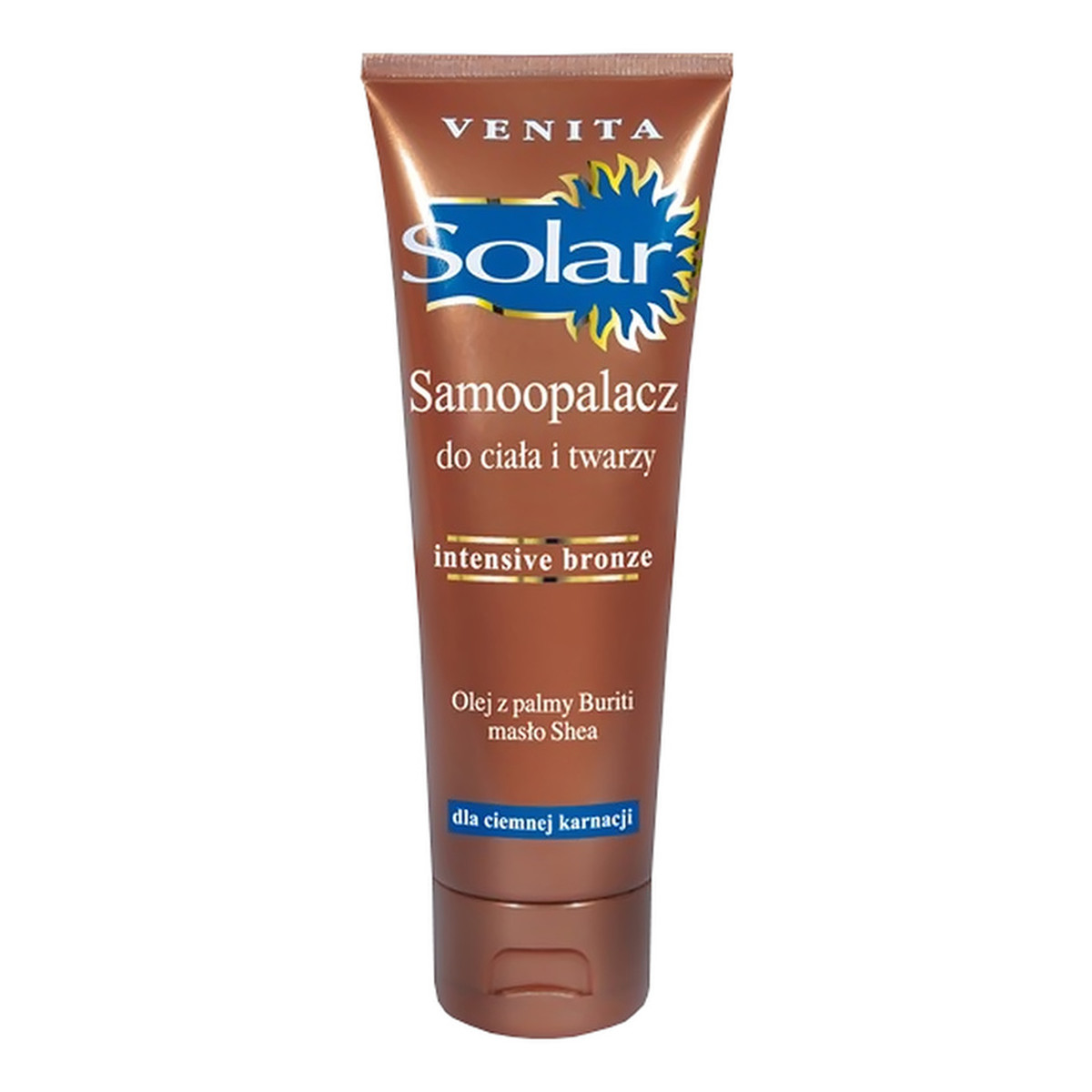 Venita SOLAR Samoopalacz do ciała i twarzy dla ciemnej karnacji 75ml
