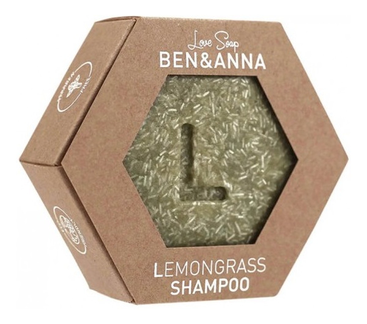 Shampoo szampon do włosów w kostce lemongrass