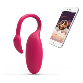 Flamingo wibrator sterowany aplikacją pink