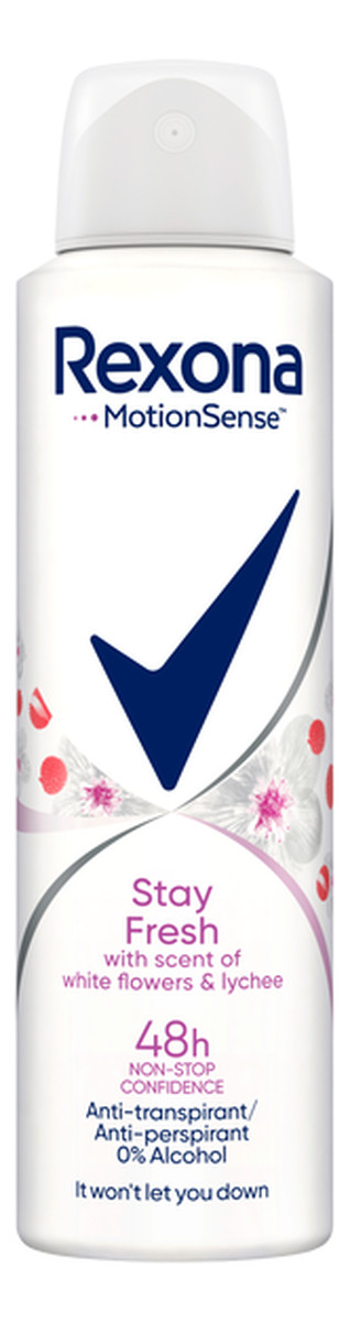 Stay fresh anti-perspirant 48h antyperspirant spray white flowers & lychee