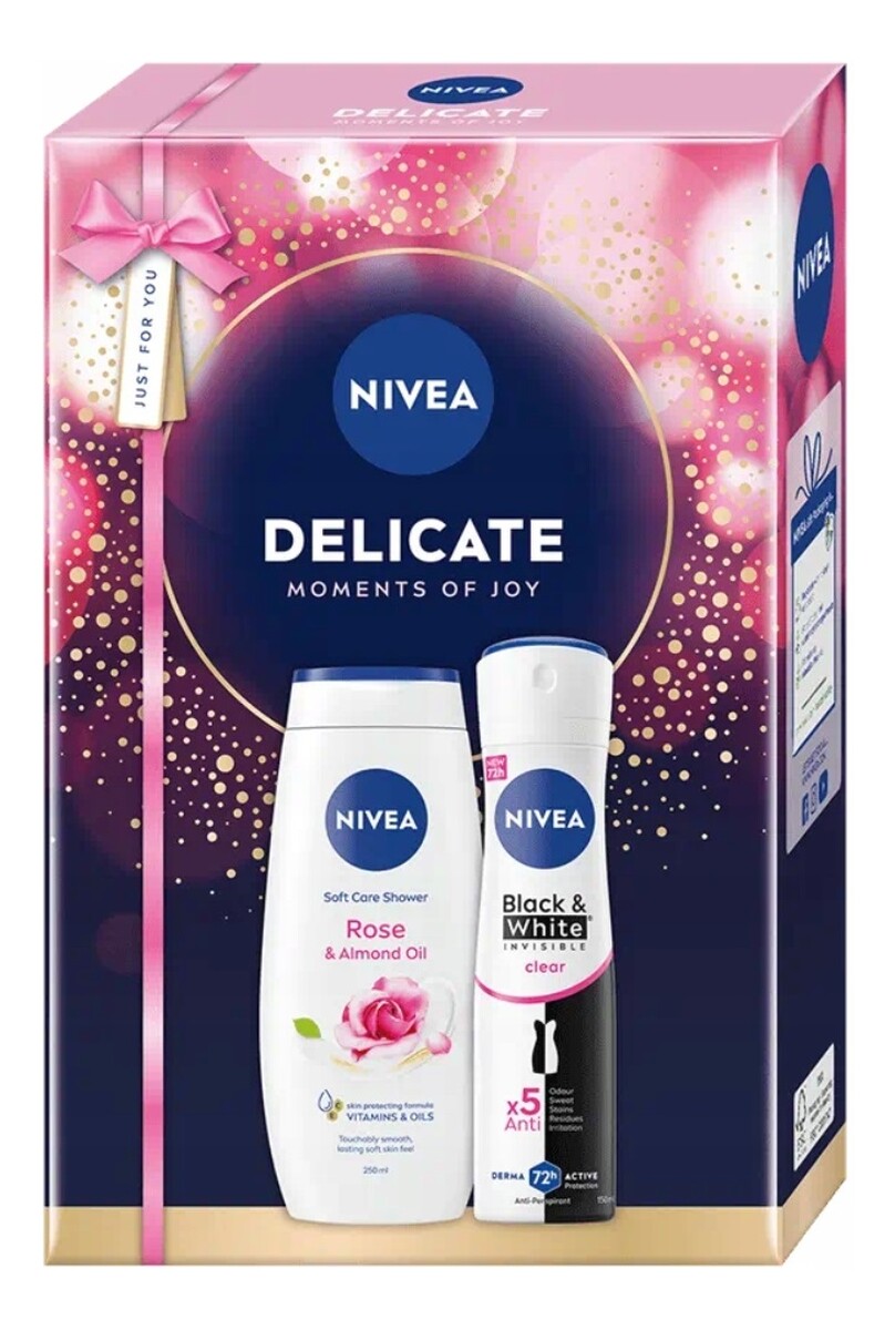 Zestaw żel pod prysznic 250ml + antyperspirant w sprayu 150ml