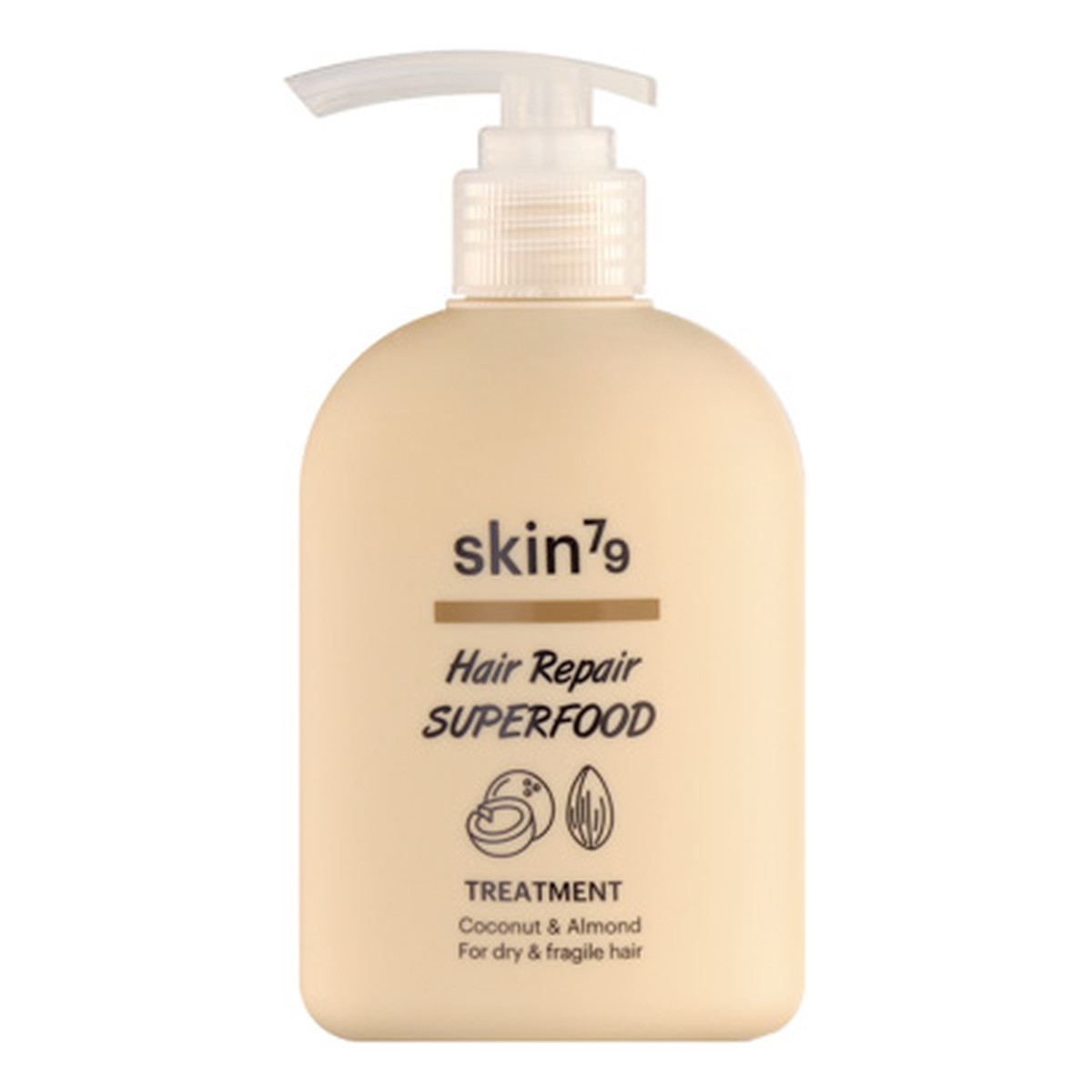 Skin79 Hair Repair Superfood Treatment Odżywka do suchych i łamliwych włosów Coconut & Almond 230ml
